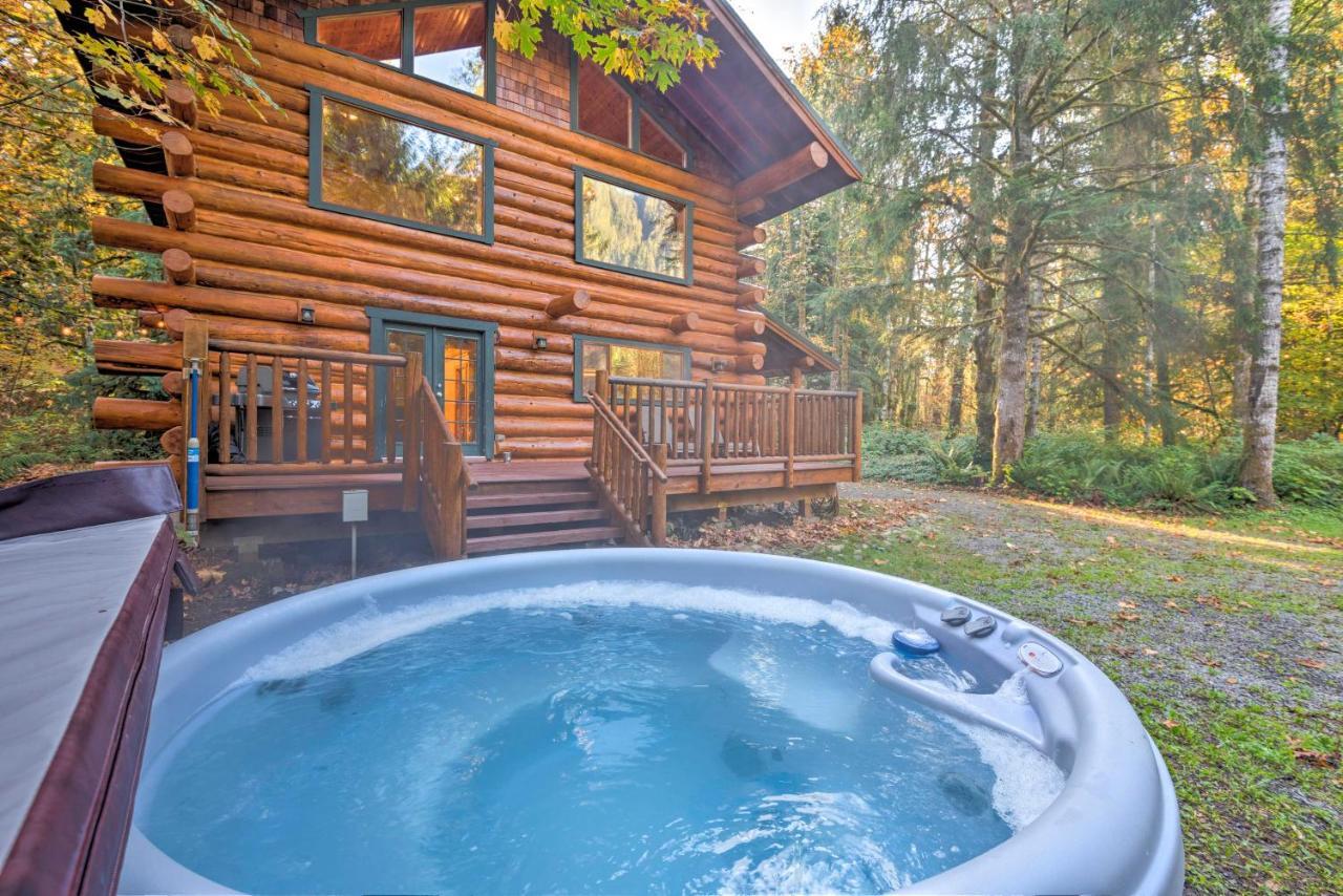 Riverfront Gold Bar Log Cabin Near Stevens Pass! Exterior foto